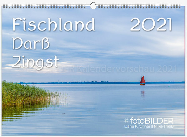 Fischland-Zingst-Darß   - Kunstdruck-Kalender in A2fineART
